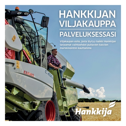 Hankkijan viljakauppa palveluksessasi