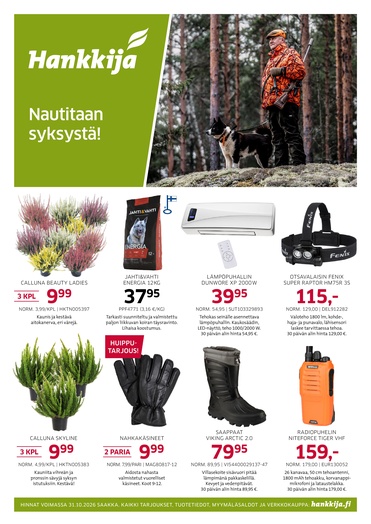 Hankkija tarjouskuvasto vko41 2026