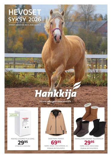 Hankkija Hevostarvikkeet Syksy 2026